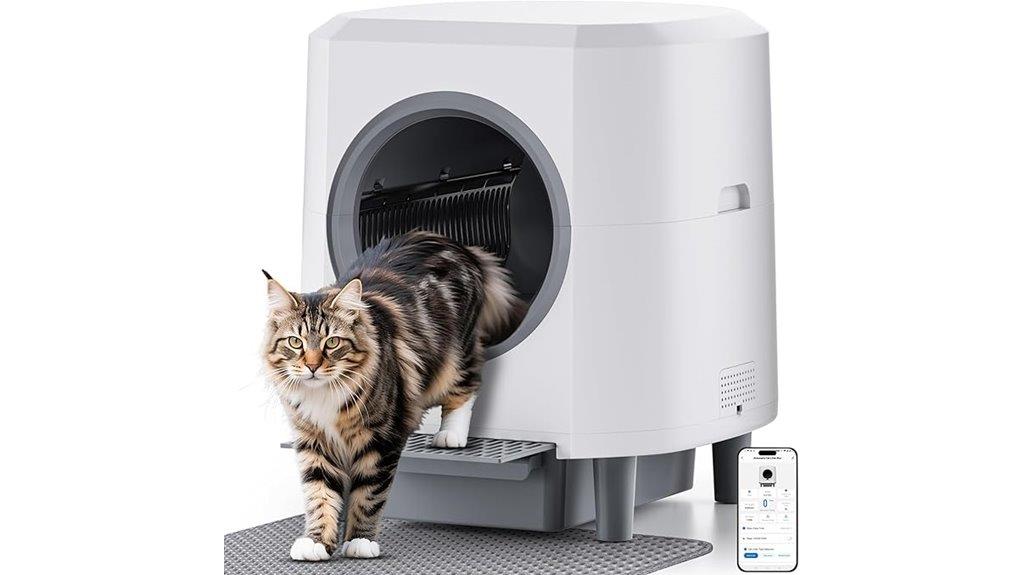 smart app controlled litter box