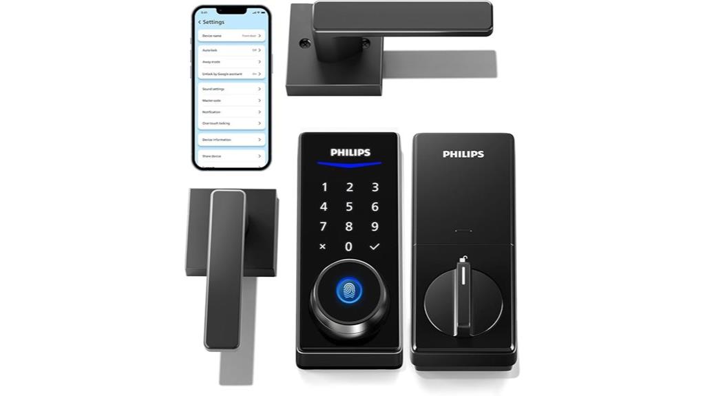smart handleless keyless lock