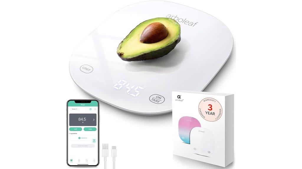 smart kitchen scale with nutrition