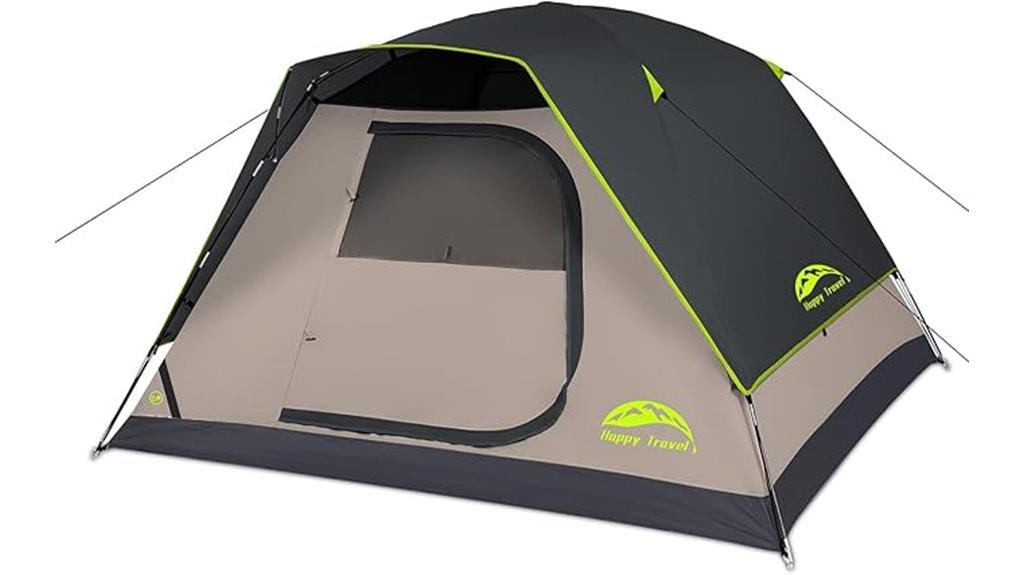 spacious dome camping tent