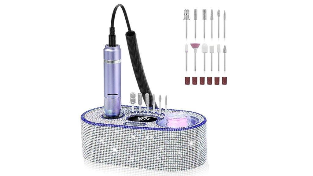 sparkly 40 000rpm nail drill