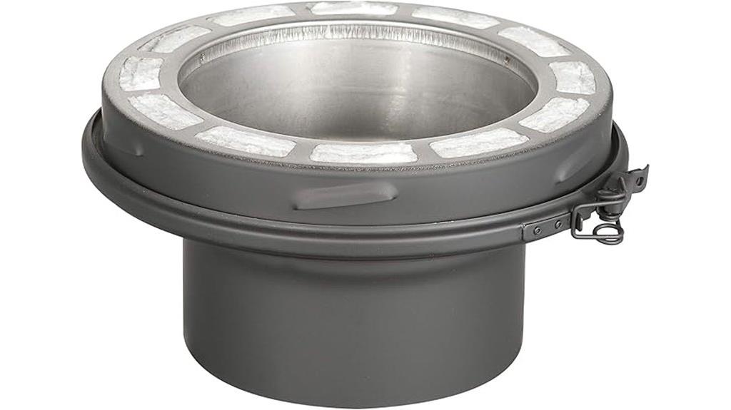 stainless steel chimney adapter