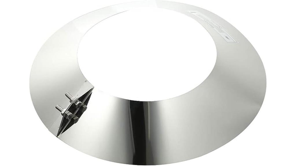 stainless steel chimney collar