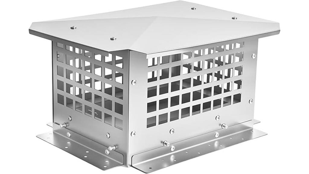 stainless steel chimney cover