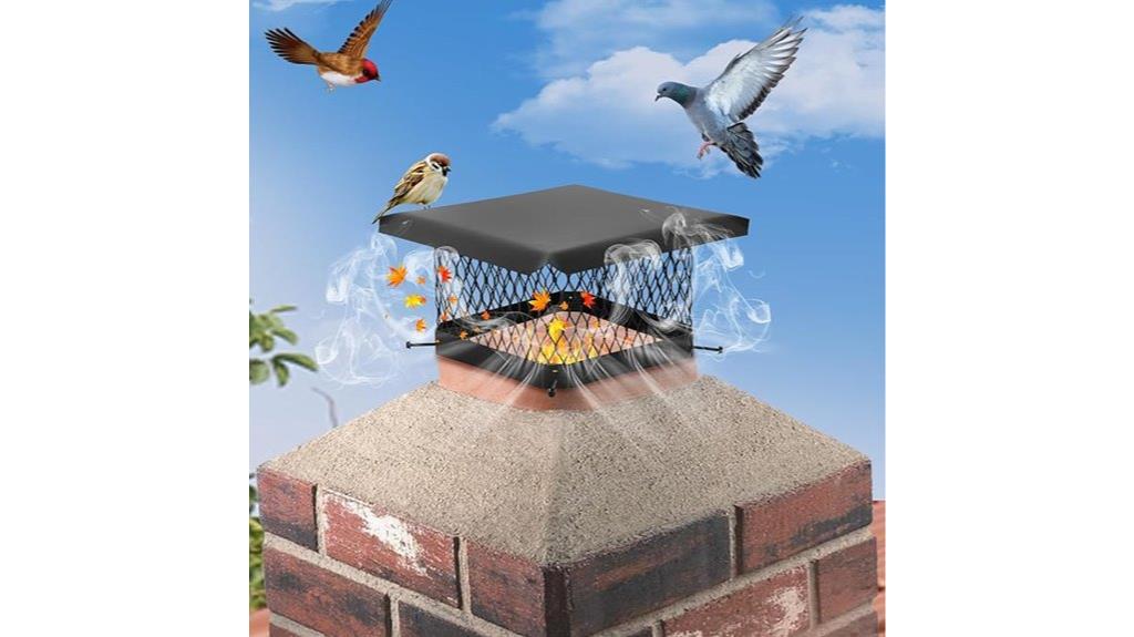 stainless steel chimney cover