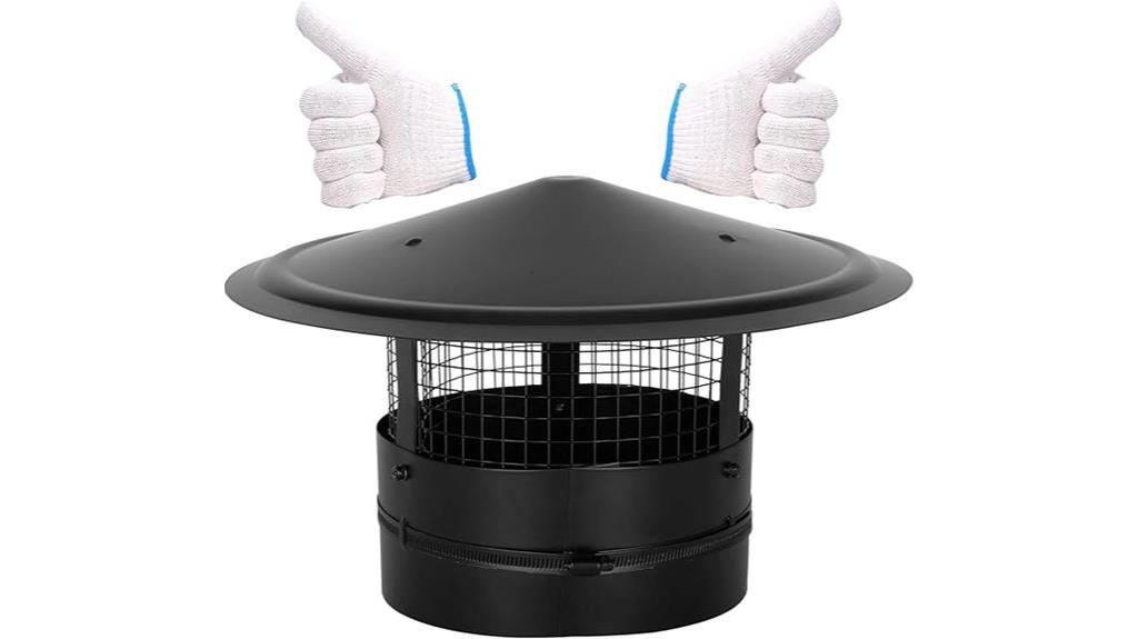 stainless steel chimney cover