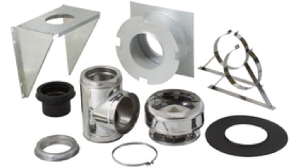 stainless steel chimney support