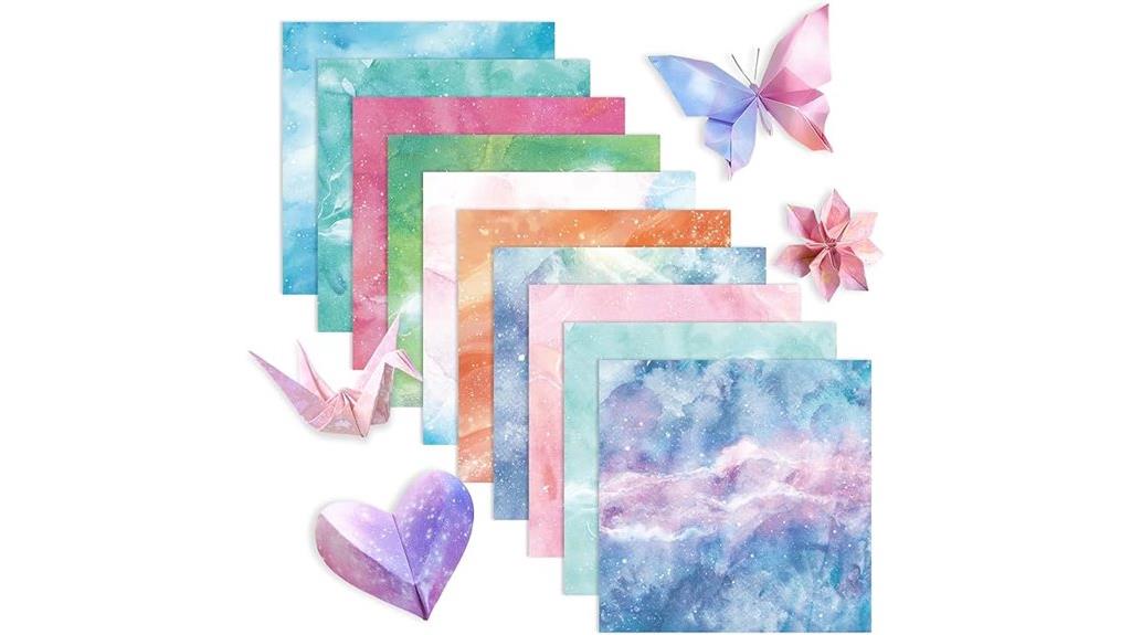 starry sky origami sheets