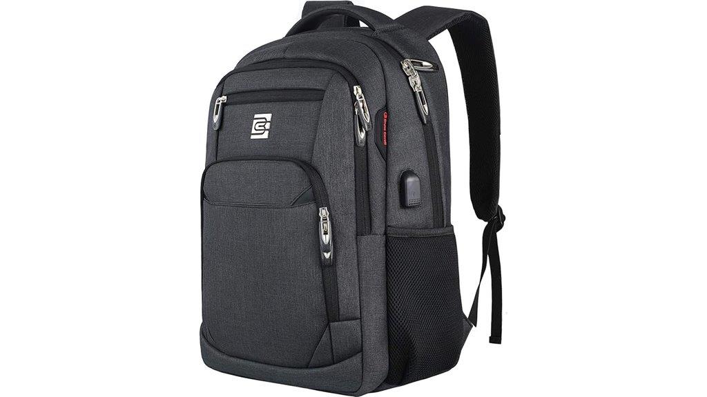 tech friendly anti theft backpack