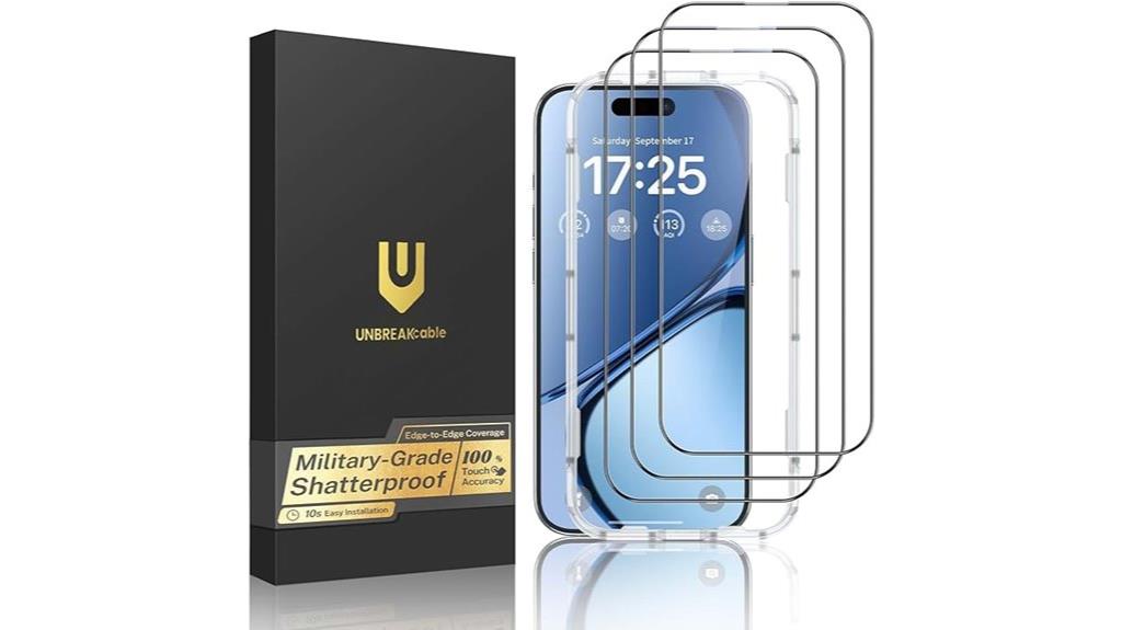 three iphone 15 protectors