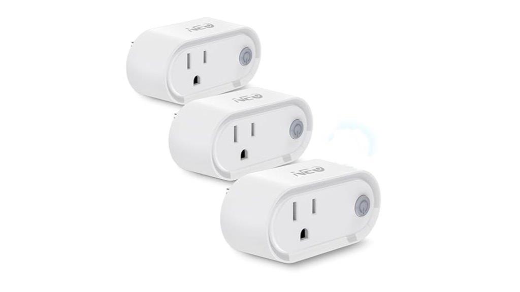 three pack z wave mini plugs