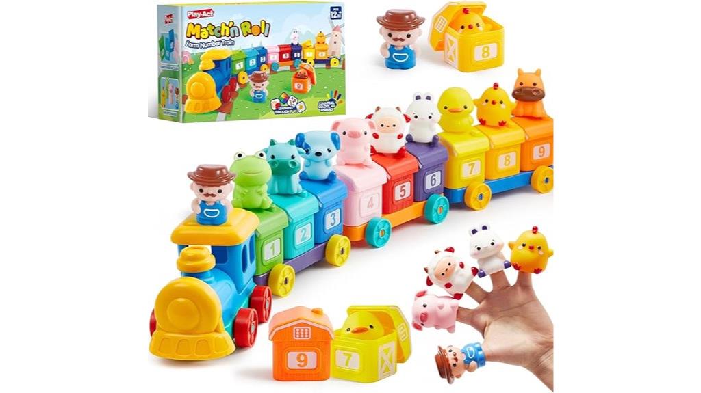 toddler farm train toy