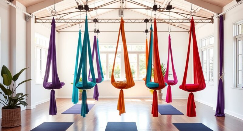 top aerial yoga swing sets