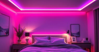 top led bedroom lighting