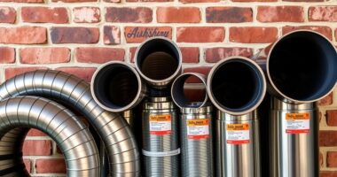 top oval to round chimney kits