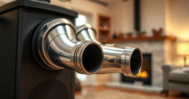 top pellet stove venting kits