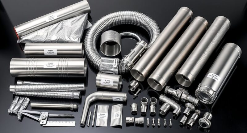 top stainless steel chimney kits