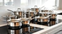 top stainless steel induction cookware