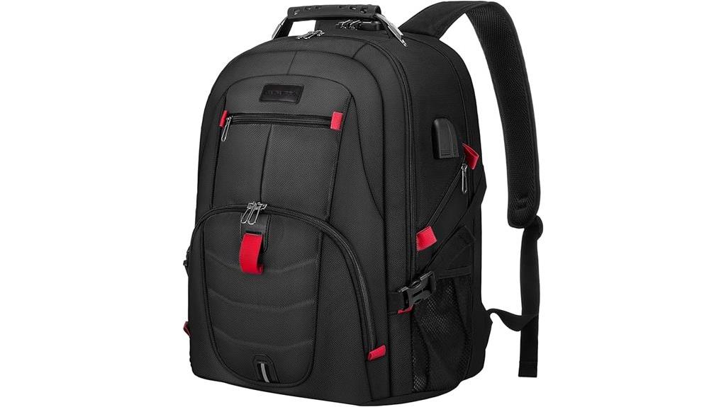 travel backpack with usb