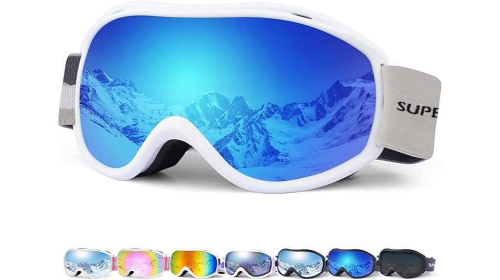 unisex ski goggle features