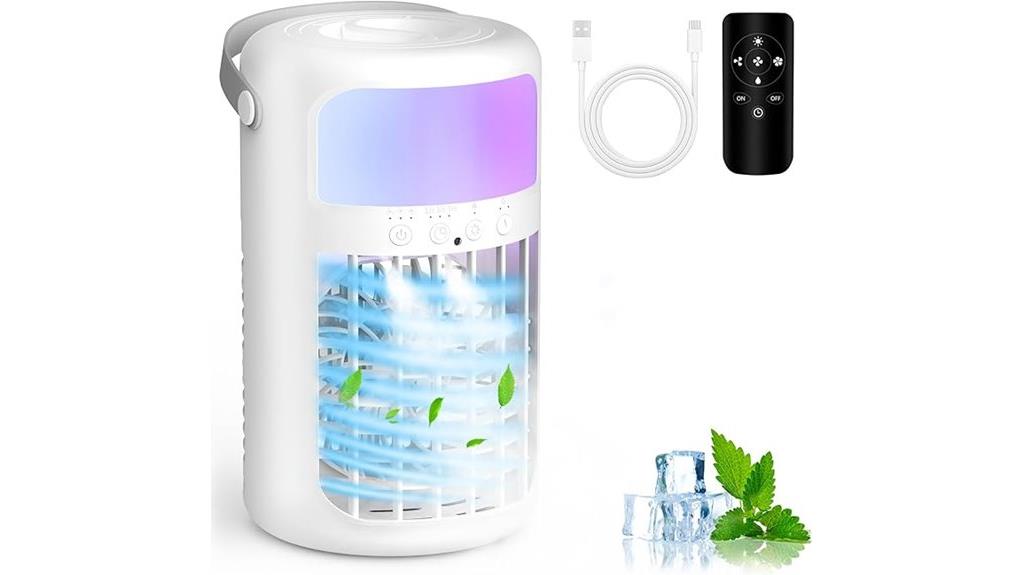 upgraded quiet portable ac