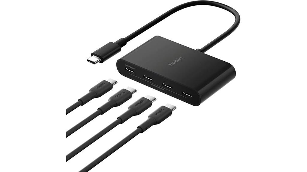 usb c hub 4 ports