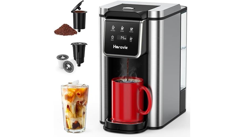 versatile single serve coffee brewer