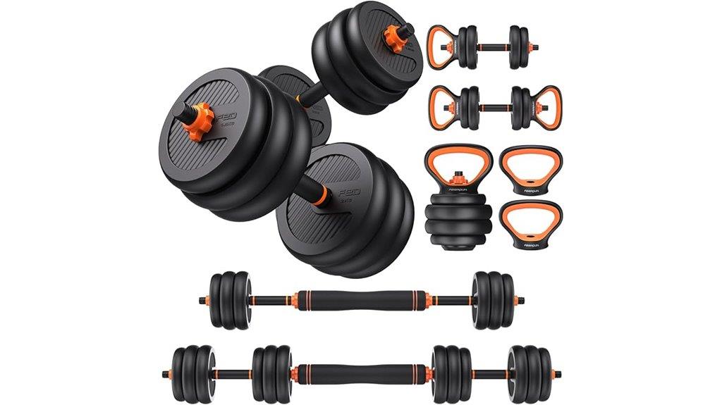 versatile weight set options
