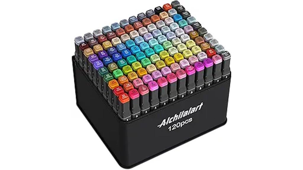 vibrant alcohol marker set