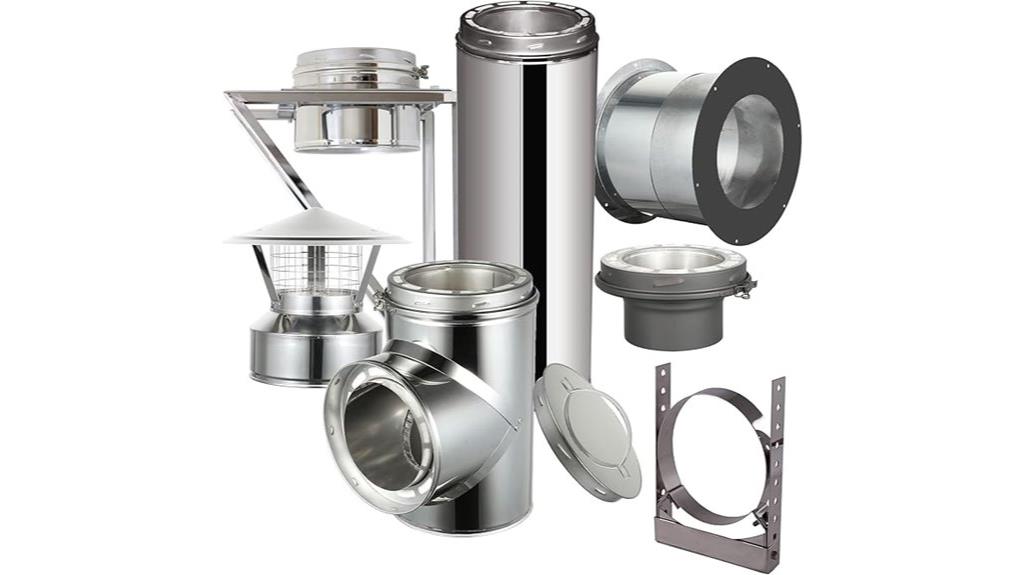 wall mounted chimney kit