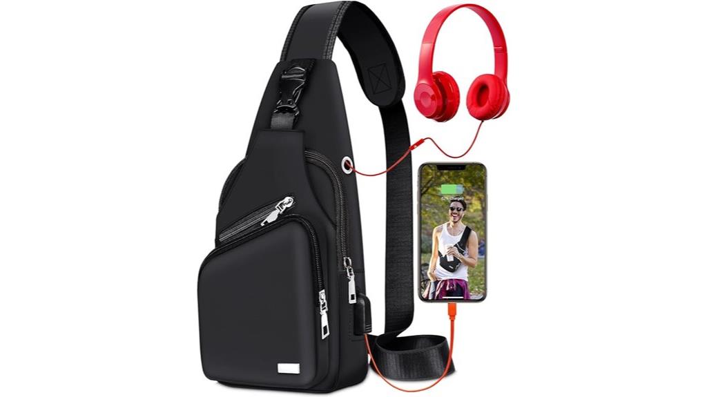 waterproof crossbody backpack