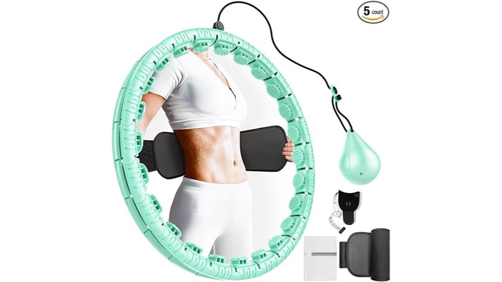 weighted hula hoop workout