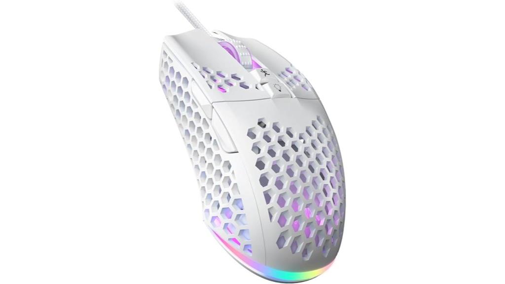 wired gaming mouse 12800 dpi