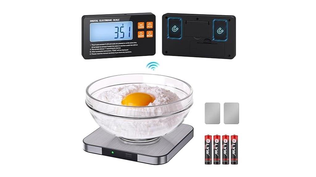 wireless lcd kitchen scale