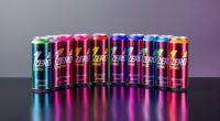 zero sugar energy drink selection