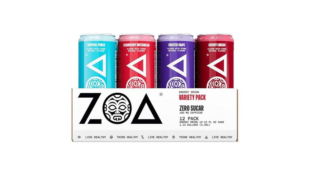zero sugar energy drinks