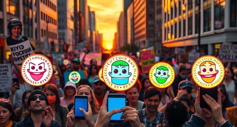 meme coins fueled by activism