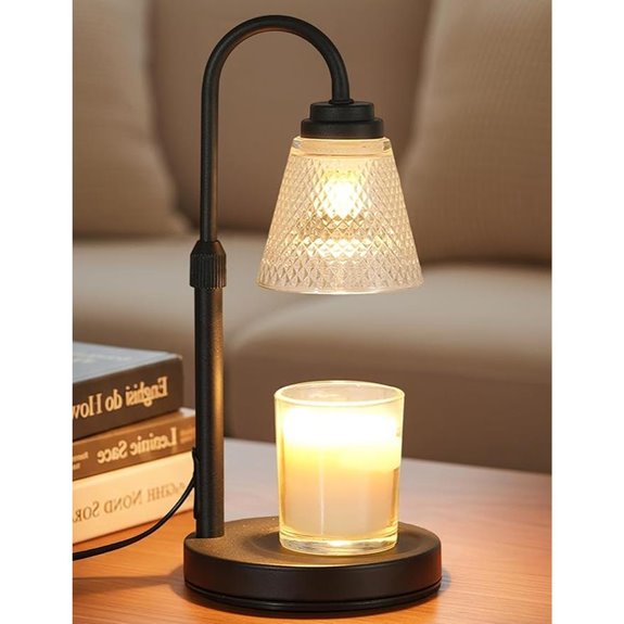 adjustable candle warmer lamp