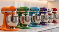 colorful kitchenaid mixers