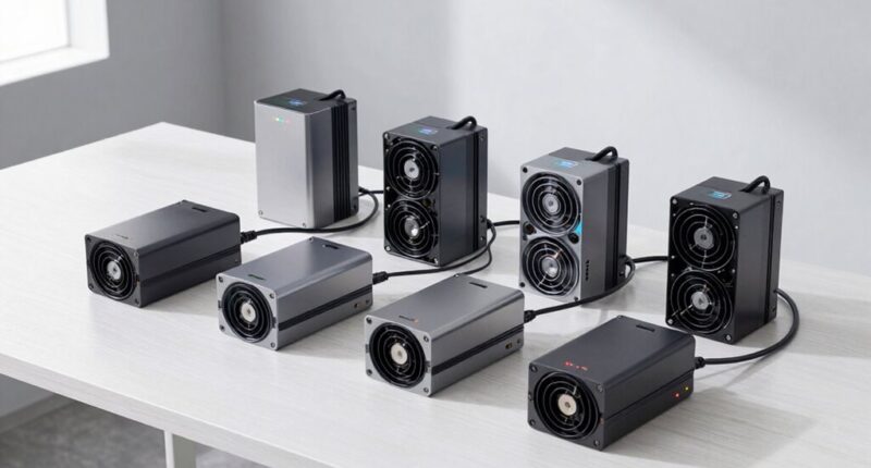 compact efficient crypto miners