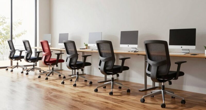 top adjustable standing desk chairs