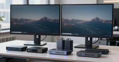 top dual monitor ups