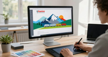 AI And Creativity: Crafting 'Kanton Alpin Verkehrsbetriebe' In The Studio