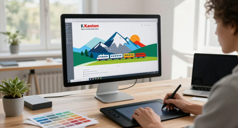 AI And Creativity: Crafting 'Kanton Alpin Verkehrsbetriebe' In The Studio