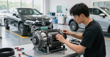 The Future Of Autos: Mercedes-Benz Starts Wide-Scale Manufacturing Of Electric Motors
